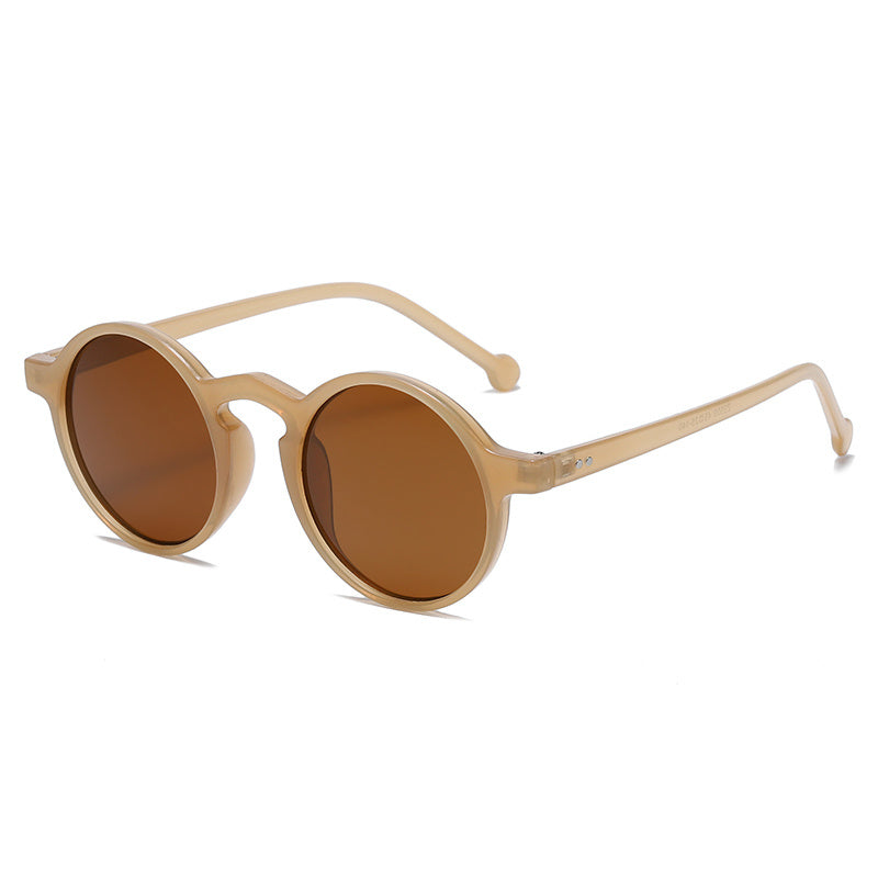 Small Round Frame UV Protection Sunglasses