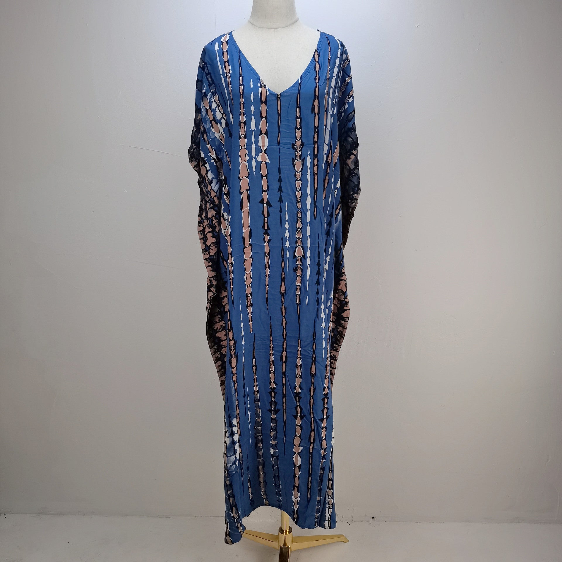 Cotton Beach Cover Up Printed Summer Dress